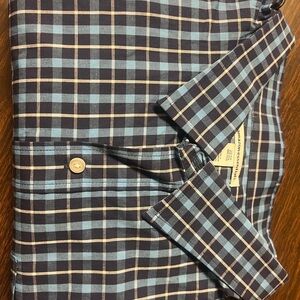 Men's Blue Plaid Shirt